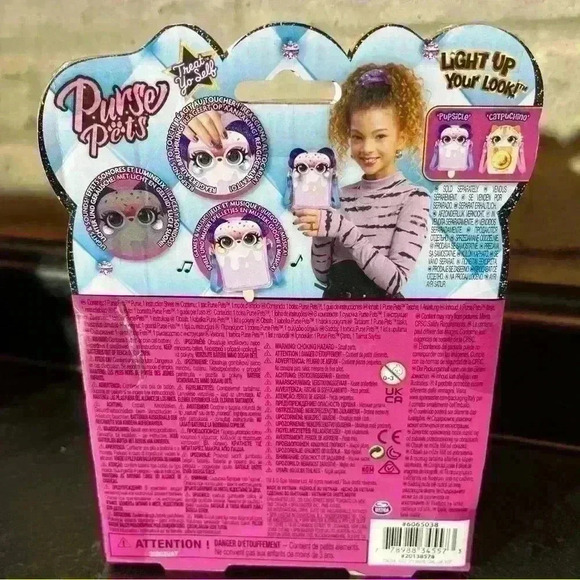 Purse Pets Treat Yo Self Pupsicle Interactive Pet Toy Handbag Light Spin Master - Picture 4 of 9